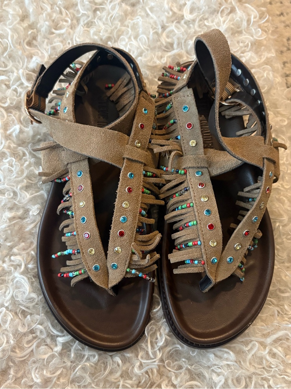 New Steve MaddenWENDELL sandal leather 7.5